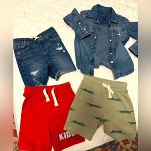 Boys 3T Lot. Shorts and shirt. Old navy Gap